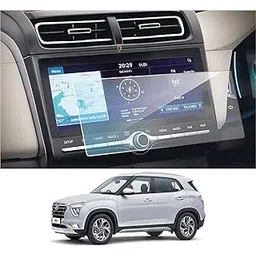 RGY [2 Pack] Screen Protector For Hyundai Creta 2022 Car Accessories Navigation Touch Screen Guard - Creta 10.25inch Matte-picture-33