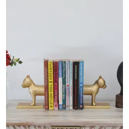 rhapsodically made Shera Brown Wood Bookends-picture-16