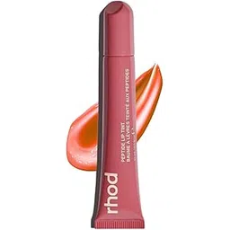 Rhod Peptide Lip Tint | Hydrating Tinted Lip Balm | Buildable, Creamy Color & Lip Care | Moisturising | Non-Sticky | Soft & Smooth Lips (SALTY TAN)-picture-49
