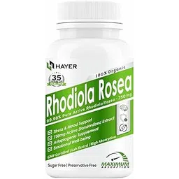 Rhodiola Rosea 750mg, High Potency Adaptogenic Herb Supplement For Brain, Mood & Stress Relief Support, Sugar Free, And No Fillers- 60 Vegetarian Tablets (Pack 1)-picture-15