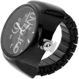 rhosyn Unisex Finger Ring Watch for Girls/Women/Men/Boys Ring Valentine Gifts Jewellery Stylish Stretchable-picture-12