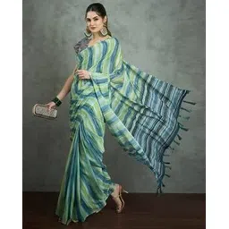 ri-wah Women Striped Saree with Tassels-picture-16