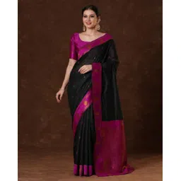 ri-wah Women Woven Saree with Contrast Border-picture-52