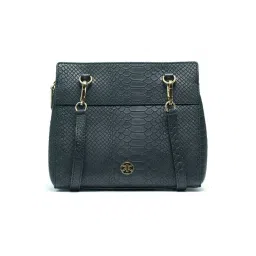 RI2K London Black Leather Medium Animal Effect Cross Body Bag-picture-20