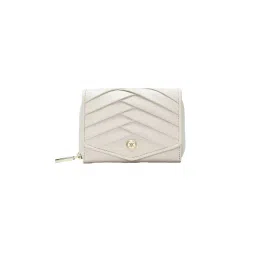 RI2K London Cream Leather Textured Zip around Wallet-picture-24