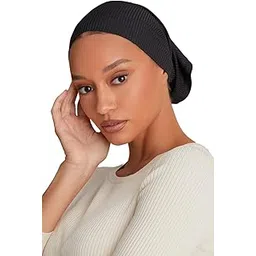 Ribbed Jersey Tube Headcap/Islamic Cap/Hijab Cap/Hijab underneath Cap/Under scarf cap image 1