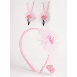 RIBBON CANDY Girls Set of 3 Embellished Hair Accessory Set-picture-55