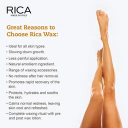 Rica Cotton Milk Pre Wax Gel Cleansing Waxing Hair Cleaning with Naural Extracts for Hydration & Softening Skin - 250ml image 5