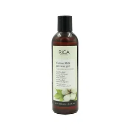 Rica Cotton Milk Pre Wax Gel Cleansing Waxing Hair Cleaning with Naural Extracts for Hydration & Softening Skin - 250ml image 1