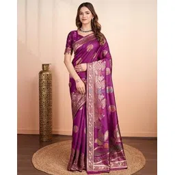 rich & roman Women Printed Saree-picture-48