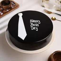 Rich Choco Truffle Boss Day Cake-picture-28