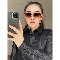 RICH CLUB Unisex Square Sunglasses with Polarised Lens-picture-14