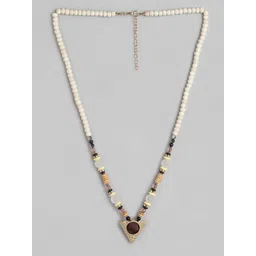 RICHEERA Gold-Plated Artificial Beads Necklace-picture-19
