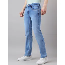 Richlook Men Comfort Slim Fit Mid-Rise Light Fade Stretchable Jeans image 5