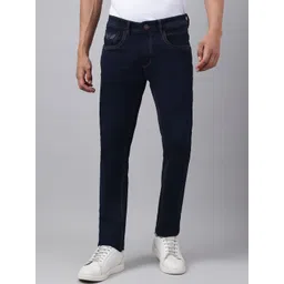 Richlook Men Cotton Comfort Slim Fit Mildly Distressed Stretchable Jeans-picture-26