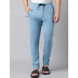 Richlook Men Mid-Rise Cotton Track Pants-picture-39