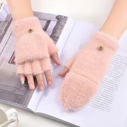 richmen Solid Winter Women Gloves-picture-11