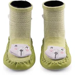 richmen Unisex Kids Soft Cotton Shoes Socks for New Born Baby Baby Girls Anti Skid Breathable Casual Booties Cute Stylish Flexible First Walking Shoe for Indoor & Outdoor Toddler-picture-11