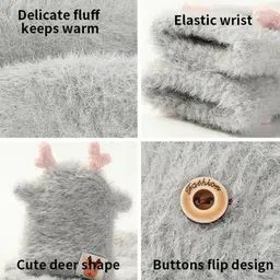 richmen Solid Winter Women Gloves image 4