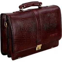 richsign leather accessories Full Grain Natural Leather Laptop Briefcase Messenger Shoulder Bags for Men Office 15.6 Inch (Dimension - L-16 X H-12 X W - 4 Inch)(Weight - 1 KG /1000 GR)-picture-54