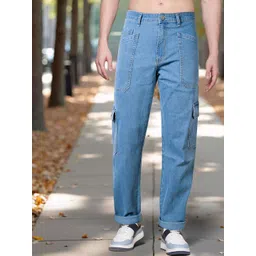 RIG BONE Men Loose Relaxed Fit Mid-Rise Light Fade Stretchable Jeans-picture-35