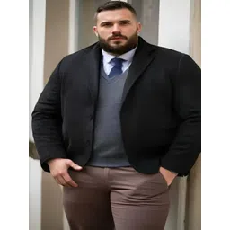 Rigal Cotton Notched Lapel Single Breasted Blazer-picture-17