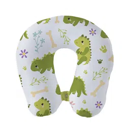 Right Gifting Digital Printed U Shaped Recron Filled Neck Travel Pillow - Cream-picture-22