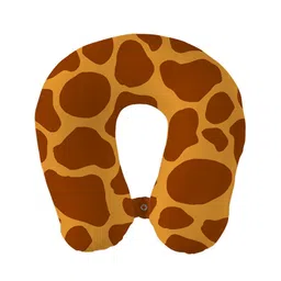 Right Gifting Digital Printed U Shaped Recron Filled Neck Travel Pillow - Red & Green-picture-14