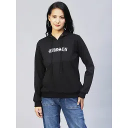 Rigo Black Cotton Printed Hoodie-picture-36