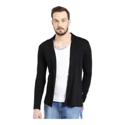 Rigo Black Cotton Regular Fit Shrug-picture-41