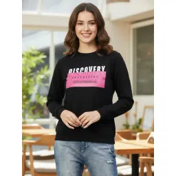 Rigo Black Fleece Printed Regular Fit Sweatshirt-picture-33