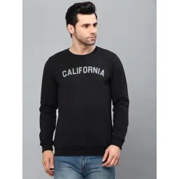 Rigo Black Fleece Printed Regular Fit Sweatshirt-picture-33