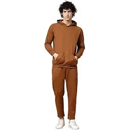 Rigo Cotton Fleece Full Sleeves Oversized Co-ord Set for Men | Printed Hooded Track Suit Set for Men-picture-43