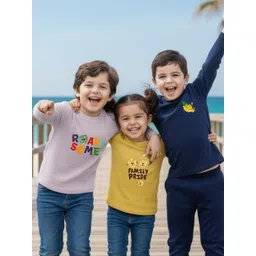 Rigo Kids Typography Printed T-shirt-picture-39