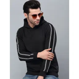 Rigo Men Black Printed Hooded Sweatshirt-picture-29