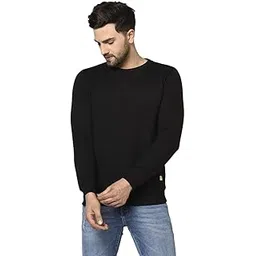 rigo Men Charcoal Colourblock Terry Sweatshirt-picture-11