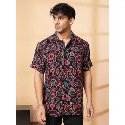 Rigo Men Floral Opaque Printed Casual Shirt-picture-32