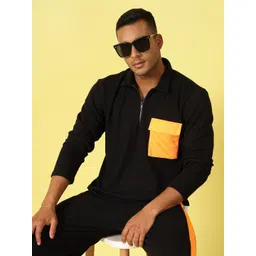 Rigo Men Solid Polo Collar Regular Fit T-shirt-picture-21