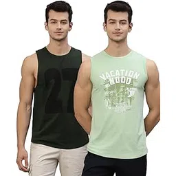 rigo Men's Solid Regular Fit Vest (COMBO-SD106365RL-XL_Bottle Green-picture-54