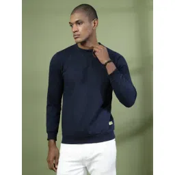 Rigo Navy Cotton Regular Fit Sweatshirt-picture-32