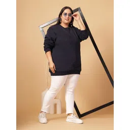 Rigo Plus Size Solid Sweatshirt-picture-14