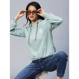 Rigo Printed Hooded Fleece Sweatshirt image 4