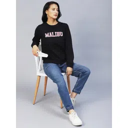 Rigo Typography Printed Cotton Sweatshirt image 5