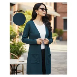 Rigo Women Longline Indigo Shrug-picture-35