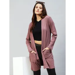 rigo Women Straight Full Sleeve Purple Shrug-picture-22