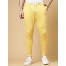 Rigo Yellow Blended Regular Fit Solid Joggers-picture-19