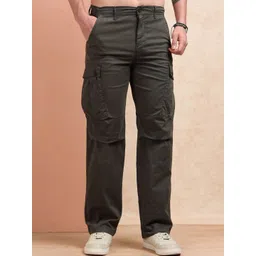 RIGS AND RAGS Men Original Loose Fit Easy Wash Cargos Trousers-picture-25