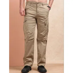 RIGS AND RAGS Men Original Loose Fit Easy Wash Cargos Trousers-picture-27