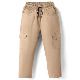 Rikidoos Solid Cargo Pants - Fawn-picture-26