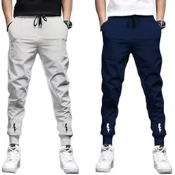 riksaw Men's Track Pant | Sweatpants for Men | Trouser, Pajamas (Sports | Gym | Yoga) - Regular Fit with Two Side Zipper Pockets-picture-40